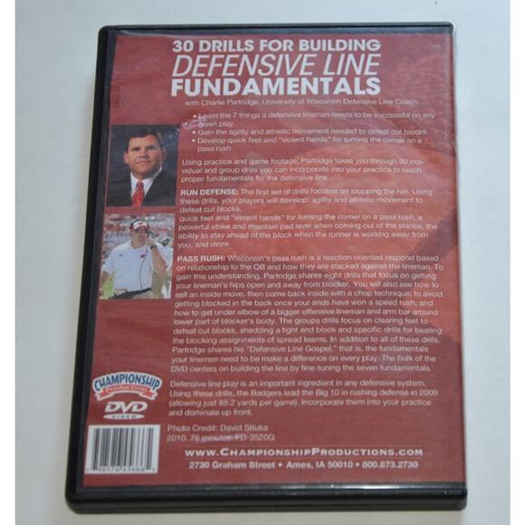 Partridge 30 Drills Build Defensive Line - Picture 2 of 7